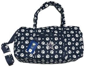 Vera Bradley NFL Dallas Cowboys Large Travel Duffel Tote Bag Bandana Quilted